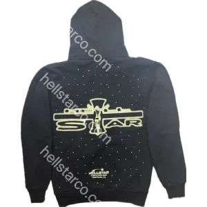 Black Hellstar Complexcon Hoodie from hellstarco.com