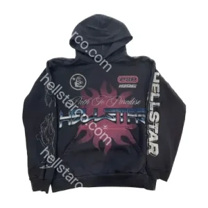 Hellstar Spiritual Olympics Black Hoodie from hellstarco.com