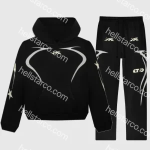 Hellstar Black Tracksuit For Sports from hellstarco.com