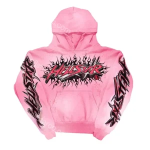 Hellstar Brainwashed Without Brain Pink Hoodie from hellstarco.com