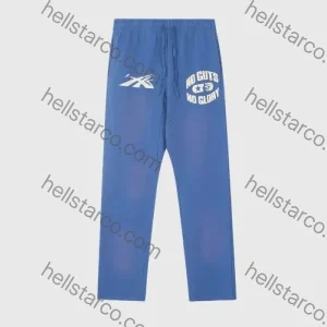 Hellstar No Guts No Glory Blue Sweatpant from hellstarco.com