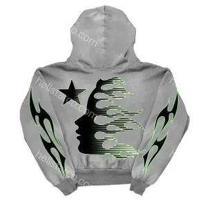 Hellstar Sport Logo Hoodie Faded Grey from hellstarco.com