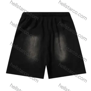 Hellstar Sports Flame Black Short from hellstarco.com