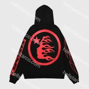 Hellstar Sports Future Flame Black Tracksuit from hellstarco.com